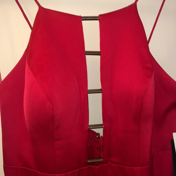 Aidan by Aidan Mattox Women Red Evening Dress - Picture 3 of 6